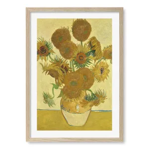 Sunflowers Framed Art Print by Vincent van Gogh by Profile Australia, a Prints for sale on Style Sourcebook