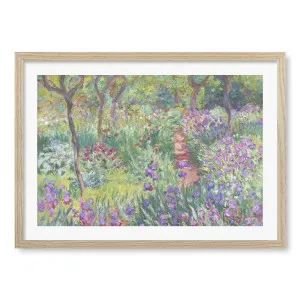 Flower Garden Framed Art Print by Claude Monet by Profile Australia, a Prints for sale on Style Sourcebook