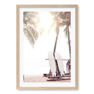 Surfboard Sunrise Framed Art Print by Profile Australia, a Prints for sale on Style Sourcebook