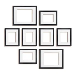 8 Piece Black Masterpiece Gallery Wall Frame Set by Profile Australia, a Picture Frames for sale on Style Sourcebook