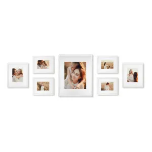 7 Piece White Centrepiece Seven Gallery Wall Frame Set by Profile Australia, a Picture Frames for sale on Style Sourcebook