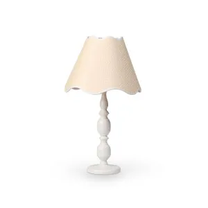 Alora Scalloped Table Lamp - Putty/Natural - Mocka by Mocka., a Lamps for sale on Style Sourcebook