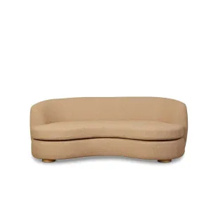 Lyle Pebble 2.5 Seater Sofa - Caramel Boucle - Mocka by Mocka., a Sofas for sale on Style Sourcebook