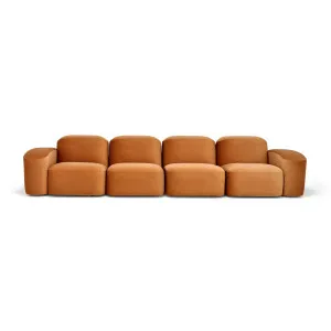 Muse 4 Seat Sofa - [ Malibu Caramel ] by ELLISON STUDIOS., a Sofas for sale on Style Sourcebook
