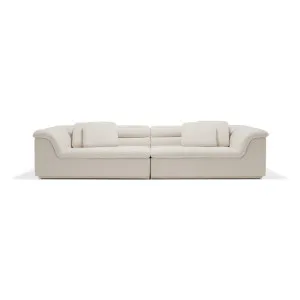 Float 4 Seat Sofa - [ Bronte La Creme ] by ELLISON STUDIOS., a Sofas for sale on Style Sourcebook