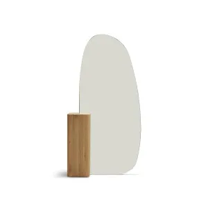 Block Floor Mirror - [ Oak ] by ELLISON STUDIOS., a Mirrors for sale on Style Sourcebook