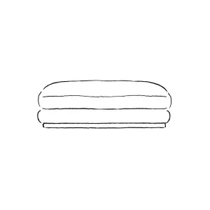 Stack Large Ottoman Cover - [ Cabarita Natural ] by ELLISON STUDIOS., a Sofas for sale on Style Sourcebook