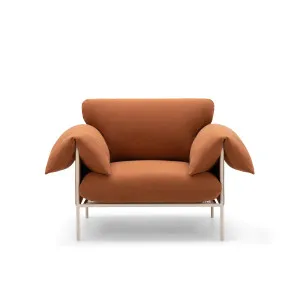 Alva Nougat Frame Armchair - [ Cabarita Hazel ] by ELLISON STUDIOS., a Chairs for sale on Style Sourcebook