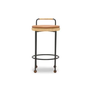 Pierre Counter Stool - [ Simpson Tan ] by ELLISON STUDIOS., a Bar Stools for sale on Style Sourcebook