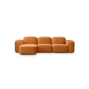 Muse 3 Seat LAF Chaise Sofa - [ Malibu Caramel ] by ELLISON STUDIOS., a Sofas for sale on Style Sourcebook