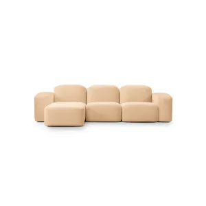 Muse 3 Seat LAF Chaise Sofa - [ Malibu Dune ] by ELLISON STUDIOS., a Sofas for sale on Style Sourcebook