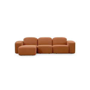 Muse 3 Seat LAF Chaise Sofa - [ Cabarita Hazel ] by ELLISON STUDIOS., a Sofas for sale on Style Sourcebook