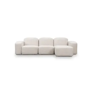 Muse 3 Seat RAF Chaise Sofa - [ Byron Oyster ] by ELLISON STUDIOS., a Sofas for sale on Style Sourcebook