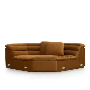 Float Corner Modular Piece - [ Malibu Cognac ] by ELLISON STUDIOS., a Sofas for sale on Style Sourcebook