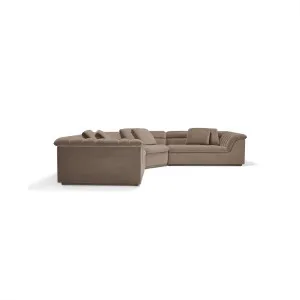 Float 3 Piece Modular Sofa - [ Avalon Fawn ] by ELLISON STUDIOS., a Sofas for sale on Style Sourcebook