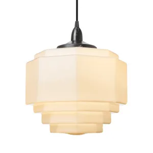 Daphne Deco Glass Pendant Light by Fat Shack Vintage, a Chandeliers for sale on Style Sourcebook