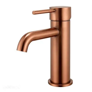 Lucid Pin Basin Mixer Brushed Copper by Aquaperla, a Bathroom Taps & Mixers for sale on Style Sourcebook