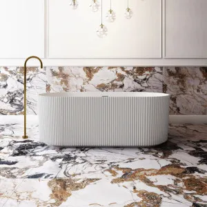 Cassa Designs V-Groove Round Bath Matte White by Cassa Designs, a Bathtubs for sale on Style Sourcebook