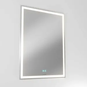 LED Plug-in Wall Mirror 80cm x 60cm by Luxe Mirrors, a Illuminated Mirrors for sale on Style Sourcebook