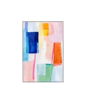 Colour Symphony Wall Art Canvas 120cm x 80cm by Luxe Mirrors, a Prints for sale on Style Sourcebook