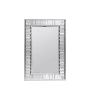 Rectangular Silver Wall Mirror 60cm x 90cm by Luxe Mirrors, a Mirrors for sale on Style Sourcebook