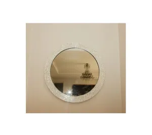 Mother of Pearl Wall Mirror 100cm by Luxe Mirrors, a Mirrors for sale on Style Sourcebook