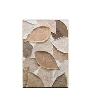 Leaves in Descent Wall Art Canvas 120cm x 80cm by Luxe Mirrors, a Prints for sale on Style Sourcebook