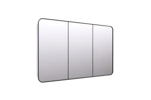 Callie Rectangle Mirror Cabinet Black 120cm x 80cm by Luxe Mirrors, a Vanity Mirrors for sale on Style Sourcebook