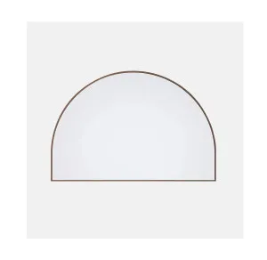 Arch Metal Framed Bathroom Mirror Antique Brass - 80cm x 120cm by Luxe Mirrors, a Vanity Mirrors for sale on Style Sourcebook