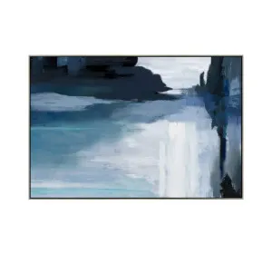 Powder Blue Wall Art Canvas 80cm x 120cm by Luxe Mirrors, a Prints for sale on Style Sourcebook