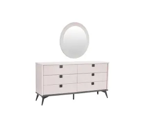 Dressing Chest With 6 Storage Drawers MDF Mirror by Luxe Mirrors, a Shaving Cabinets for sale on Style Sourcebook