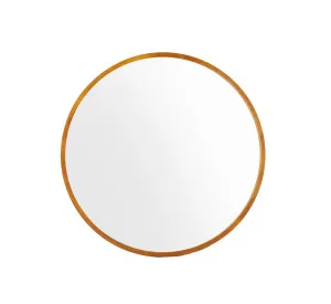 Wooden Round Wall Mirror - 80cm by Luxe Mirrors, a Vanity Mirrors for sale on Style Sourcebook