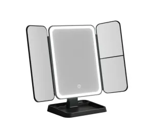 LED Tri-fold Makeup Vanity Mirror by Luxe Mirrors, a Illuminated Mirrors for sale on Style Sourcebook
