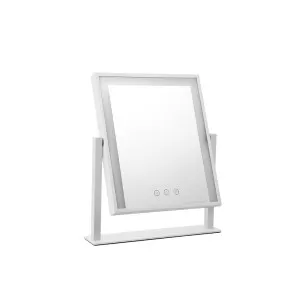 Standing Makeup Mirror with LED Light 40cm x 30cm by Luxe Mirrors, a Illuminated Mirrors for sale on Style Sourcebook