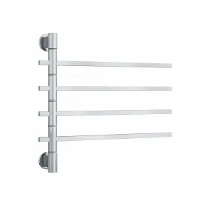 Straight Square Swivel Non-Heated Towel Rail 54cm x 60cm by Luxe Mirrors, a Towel Rails for sale on Style Sourcebook