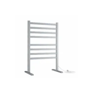 Straight Flat Free-Standing Heated Towel Rail 90cm x 59cm by Luxe Mirrors, a Towel Rails for sale on Style Sourcebook