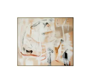 Hand-Painted Freeform Canvas Oil Painting 120cm x 140cm by Luxe Mirrors, a Prints for sale on Style Sourcebook