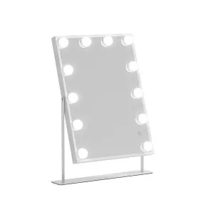 Vanity LED Makeup Mirror 12 Bulbs 40cm x 30cm by Luxe Mirrors, a Vanity Mirrors for sale on Style Sourcebook