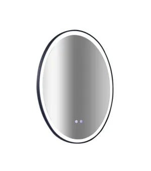 Round LED Anti-Fog Illuminated Mirror 80cm x 60cm by Luxe Mirrors, a Illuminated Mirrors for sale on Style Sourcebook