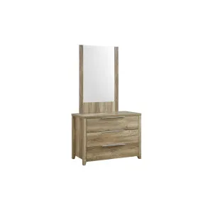 Dresser in Oak Colour with Mirror by Luxe Mirrors, a Shaving Cabinets for sale on Style Sourcebook