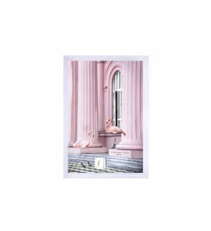 Saint Pink Framed Wall Art 90cm x 60cm by Luxe Mirrors, a Prints for sale on Style Sourcebook
