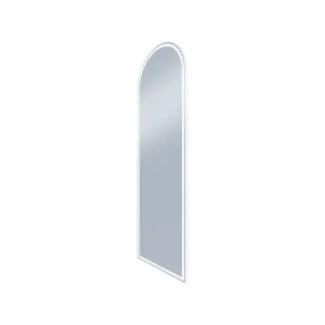 Great Great Arch 600 LED Mirror in Matt White - 60cm x 180cm by Luxe Mirrors, a Vanity Mirrors for sale on Style Sourcebook