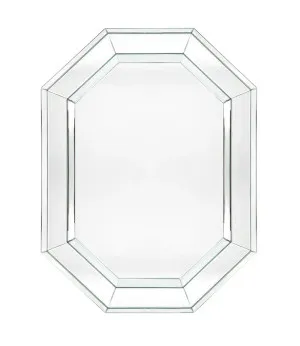 Celia Octagonal Wall Mirror 80cm x 107cm by Luxe Mirrors, a Vanity Mirrors for sale on Style Sourcebook