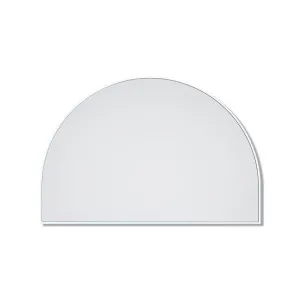 Arch Metal Framed Bathroom Mirror White - 80cm x 120cm by Luxe Mirrors, a Vanity Mirrors for sale on Style Sourcebook