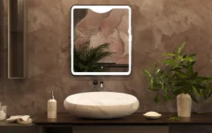 LED Mirror with Sensor Switcher ? (60cm x 70cm) by Luxe Mirrors, a Vanity Mirrors for sale on Style Sourcebook