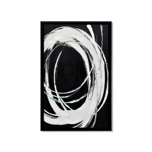 Cold Bise Swirl Wall Art Canvas 55 cm X 85 cm by Luxe Mirrors, a Prints for sale on Style Sourcebook