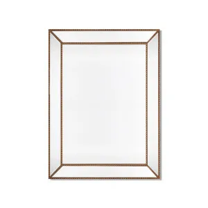 Zanthia Large Wall Mirror Gold 90cm x 120cm by Luxe Mirrors, a Mirrors for sale on Style Sourcebook
