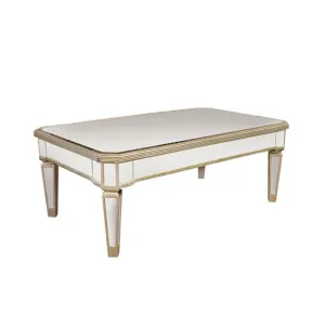 Antique Mirror Rectangular Coffee Table 120cm x 70cm x 45cm by Dasch Design, a Coffee Table for sale on Style Sourcebook