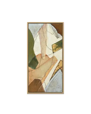 Hand-Painted Earthen Flow II Wall Art Canvas 125cm x 65cm by Cafe Lighting &amp; Living, a Prints for sale on Style Sourcebook