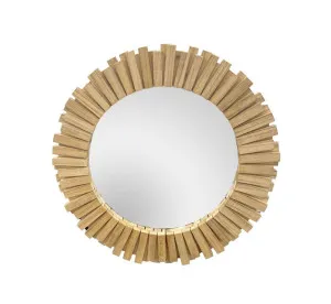 Round Blunt Wall Mirror 53cm by Luxe Mirrors, a Mirrors for sale on Style Sourcebook